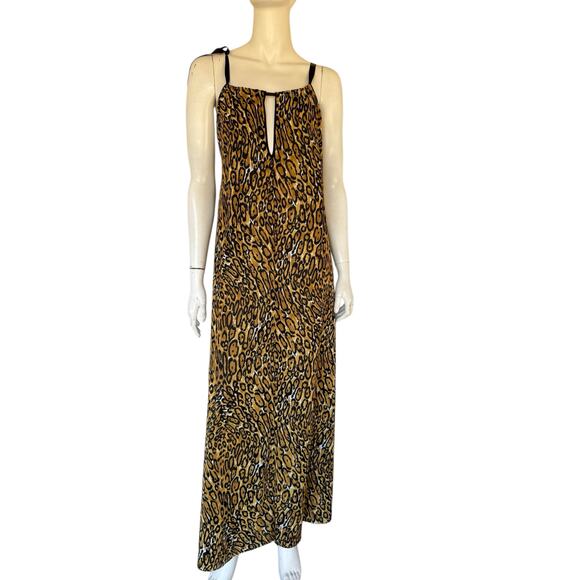 Cattani of California- Glamorous Leopard Print Kaftan - Small/Med - Picture 1 of 8